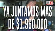 Se inundó su taller mecánico y le entraron a robar: el público de Crónica donó casi 2 millones de pesos