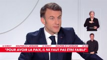 Emmanuel Macron : «Si la Russie venait à gagner, la vie des Français changerait. Nous n'aurons plus de sécurité en Europe».