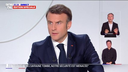Emmanuel Macron: "Nous n'avons pas une industrie de défense adaptée à une guerre de haute intensité territoriale"