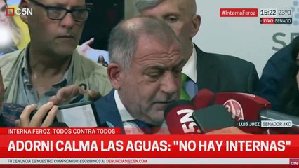 Luis Juez cree que se va a rechazar el DNU: "Tengo la sospecha de que va a ser así. No hace falta ser adivino"