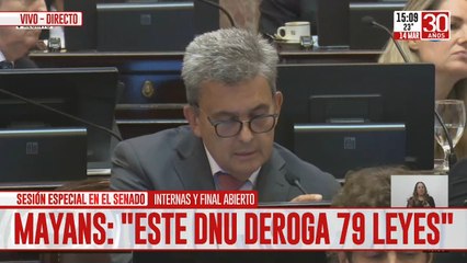Zimmermann: "Este DNU impacta de forma dispar en Argentina"