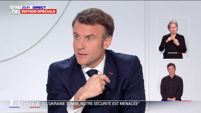 Notre responsabilité, c'est d'être fort pour la paix. Notre responsabilité, c'est de tenir cette unité européenne : Emmanuel Macron s'exprime après ses propos sur l'envoi éventuel de troupes en Ukraine