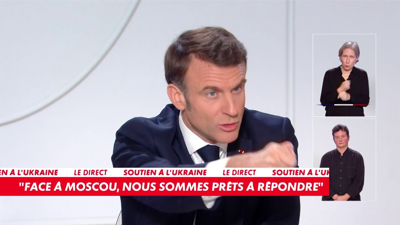 Emmanuel Macron : «Choisir de s'abstenir ou de voter contre un soutien à l'Ukraine, ce n'est pas choisir la paix»