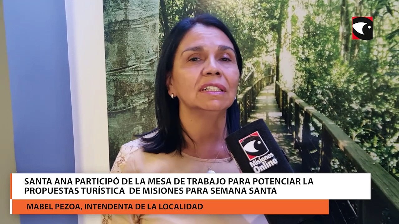 Santa Ana participó de la mesa de trabajo para potenciar la propuestas turística  de Misiones para Semana Santa