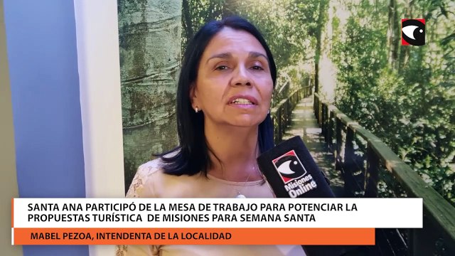 Santa Ana participó de la mesa de trabajo para potenciar la propuestas turística de Misiones para Semana Santa