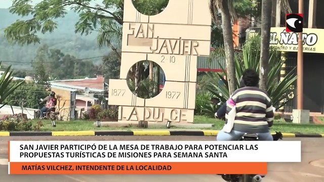San Javier participó de la mesa de trabajo para potenciar las propuestas turísticas de Misiones para Semana Santa