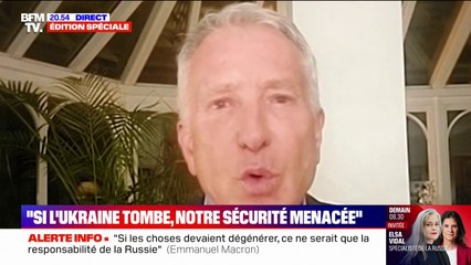 Pour Philippe Ballard (RN), "les Français sont très loin d'être rassurés" après la prise de parole d'Emmanuel Macron sur le soutien à l'Ukraine