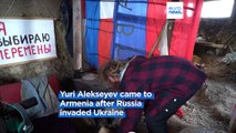 Russian campaigns against Putin from Armenia mountains
