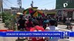 Huaral: desalojo de ambulantes termina en batalla campal