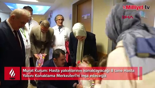 Murat Kurum Bezmialem Vakıf Üniversitesi Hastanesi'nde iftara katıldı