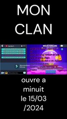 ouverture de mon clan officiel