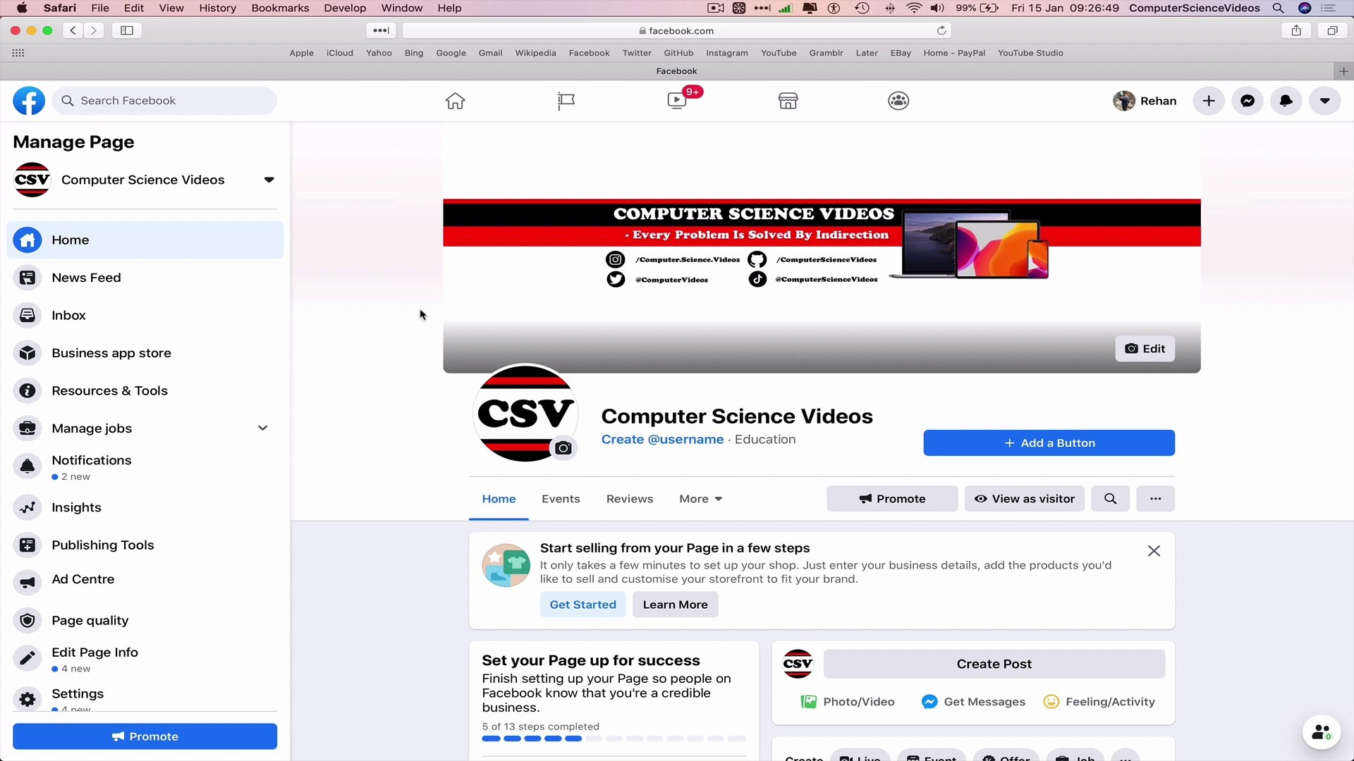 ⁣How to SWITCH Between Multiple Facebook Like Pages On a Mac / Computer | New