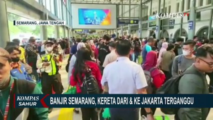 Download Video: Stasiun Tawang Terendam Banjir, PT KAI Daop 4 Kerahkan 7 Unit Pompa Air