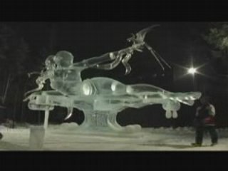 SCULPTURE SUR GLACE
