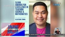 Filipino Math teacher, kinilala sa 2024 Sloan Awards for Excellence and Mathematics | UB