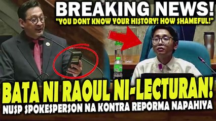 Hala! Grandstanding! Rep. Albano pinahiya si NUSP spokesperson Alo