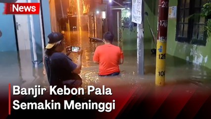 Waspada Banjir Kiriman, Ketinggian Air di Pemukiman Kebon Pala Mencapai 1 Meter