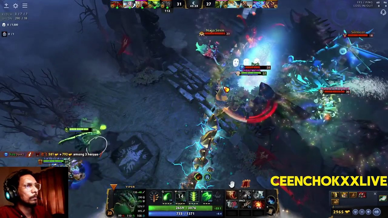 Dota 2 Rampage Offlane King Ceen Chokxx Live Stream Clip #dota2rampages #rampage #offlaneking #Dota2