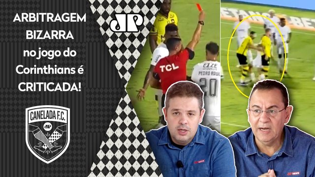 FOI INJUSTO E BIZARRO, cara! Essa EXPULSÃO do Garro pra mim... Corinthians RECLAMA da ARBITRAGEM!