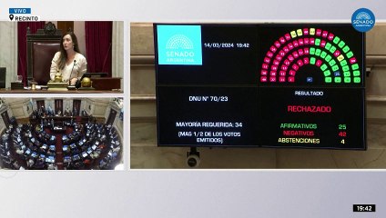 Novo revés para projeto de reformas de Milei, que agora depende da Câmara