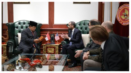 Presiden AS kirim surat untuk Prabowo Subianto