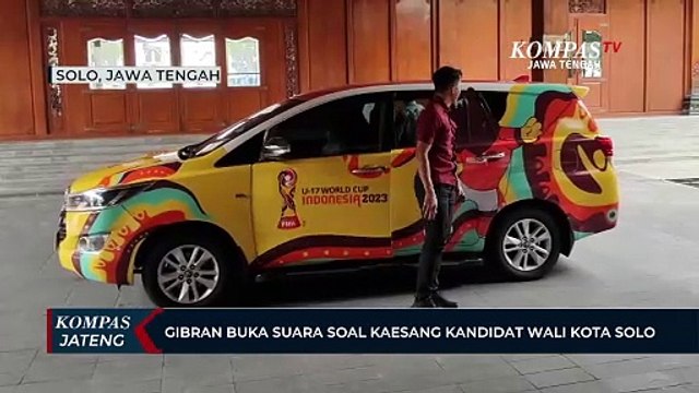 Gibran Buka Suara soal Kaesang Kandidat Wali Kota Solo