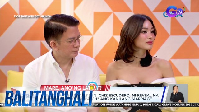Heart Evangelista at Sen. Chiz Escudero, ni-reveal na dumaan sa rough patch ang kanilang marriage | BT