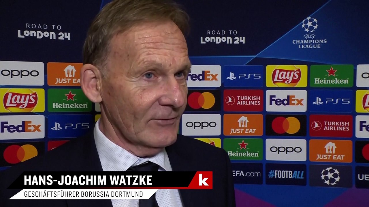 Watzke über Duell mit Atletico: 'Sind froh, dass wir erst auswärts spielen'