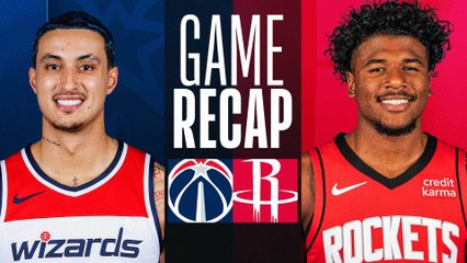 Game Recap: Rockets 135, Wizards 119