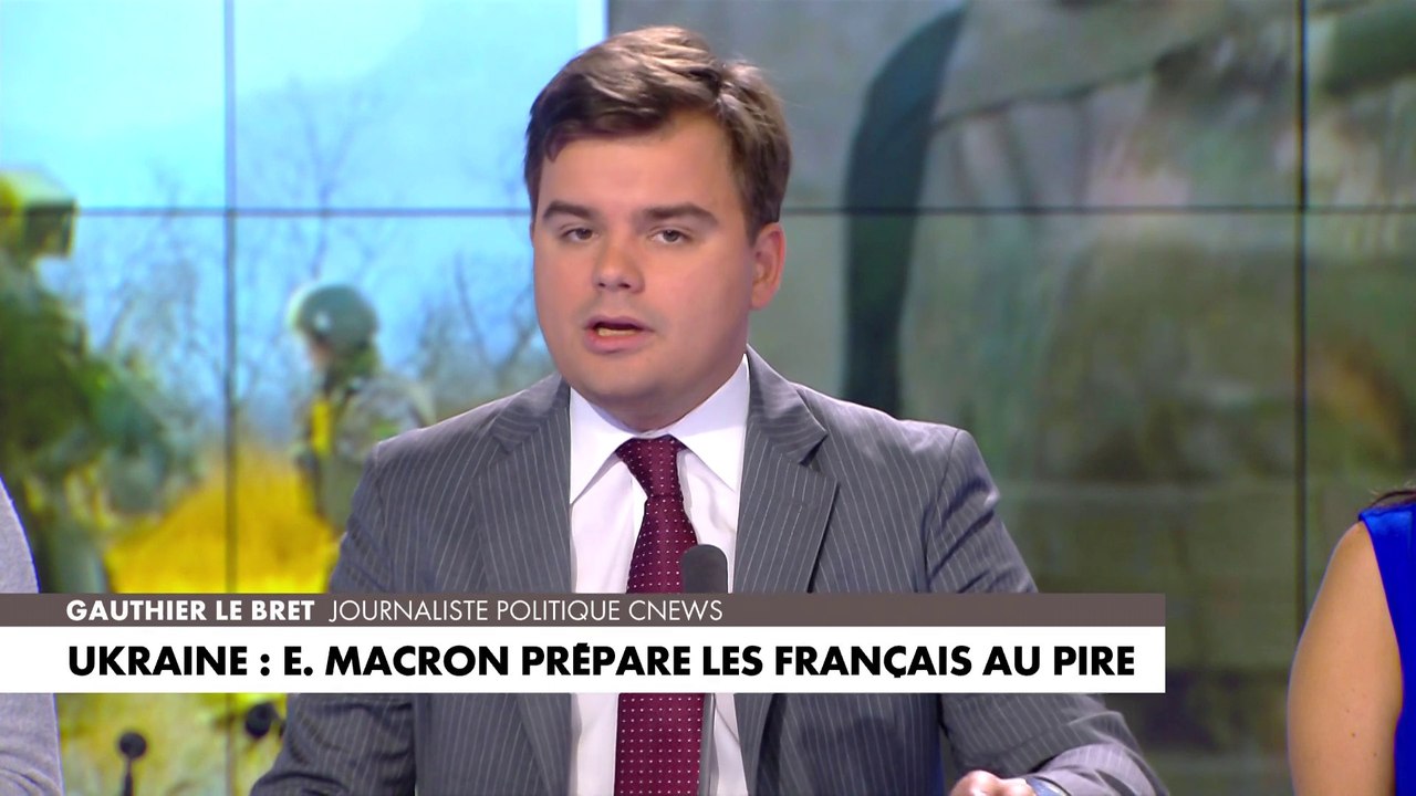 L'édito de Gauthier Le Bret : «Ukraine : Emmanuel Macron prépare les Français au pire»