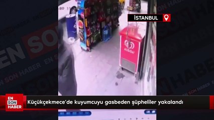 Küçükçekmece'de kuyumcuyu gasbeden şüpheliler yakalandı