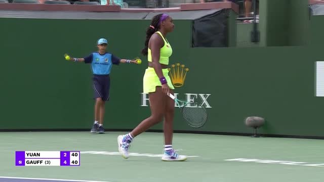 Indian Wells - Gauff fête sa vingtaine en dominant Yuan
