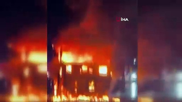 Kuzey Marmara Otoyolu'nda asit yüklü tır alev alev yandı