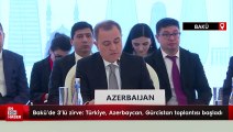 Bakü'de 3'lü zirve: Türkiye, Azerbaycan, Gürcistan toplantısı başladı