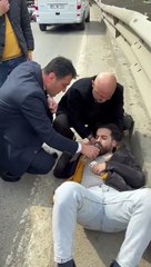 CHP Giresun Belediye Başkan Adayı Köse'nin motokuryeye müdahalesi tepkilere neden oldu