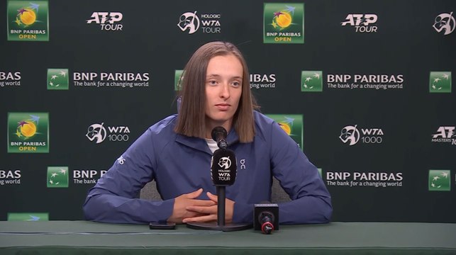 WTA - Indian Wells 2024 - Iga Swiatek to face Ukrainian Marta Kostyuk in semi-finals : We had some talks about the war at the beginning