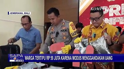 Bawa Kabur Rp 59 Juta, Polres Jembrana Tangkap Pasutri yang Pura-Pura Jadi Dukung Pengganda Uang!