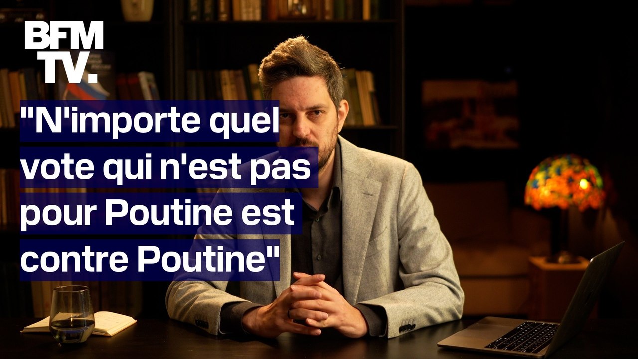 Maxim Katz, youtubeur et opposant politique en exil, appelle les Russes à voter contre Vladimir Poutine