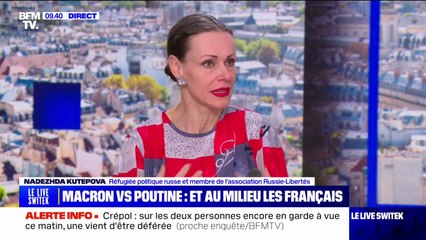 Nadezhda Kutepova (réfugiée politique russe): "Pendant ces deux dernières années de guerre, Emmanuel Macron a fait beaucoup d'efforts vers le chemin de la paix"