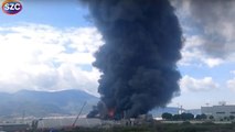 İzmir'de soğuk hava deposunda yangın: Patlamalar yaşanıyor