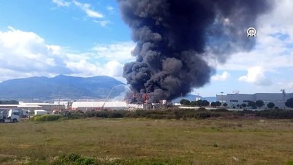 İzmir’de soğuk hava deposunda yangın!