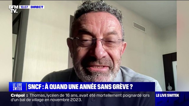 François Deletraz (membre du bureau national du FNAUT): Le problème, c'est que SUD-Rail pense qu'il n'y a pas d'usagers, ils se fichent que les gens puissent prendre leur train ou pas