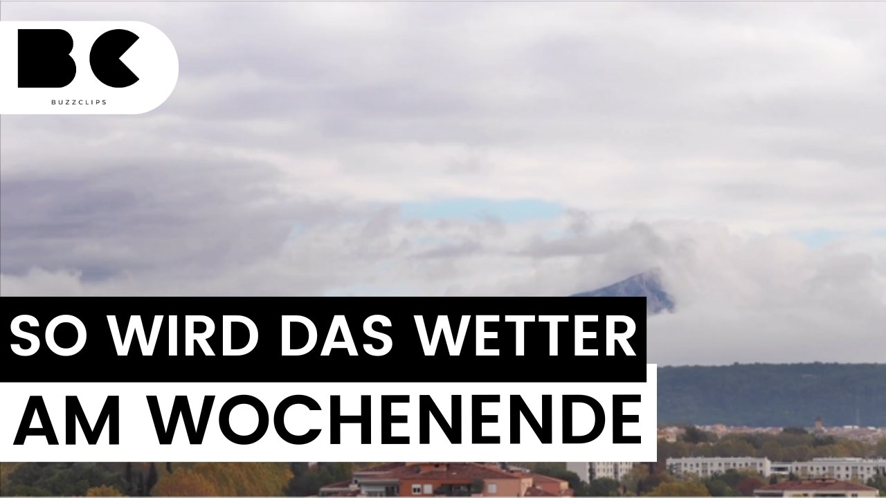 Wetter am Wochenende: Tief Gabriele bringt Regen und Wolken