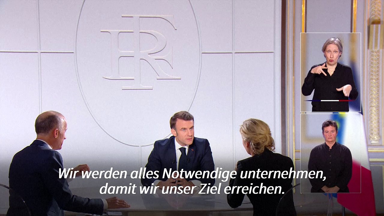 Macron: 'Wenn Russland die Situation eskaliert, werden wir bereit sein'