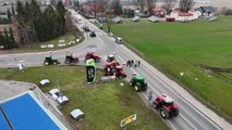 Protest rolników w Radzyniu Chełmińskim