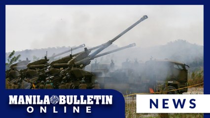 Philippine Army holds live-fire exercise in Capas, Tarlac