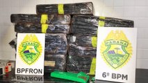 Polícia encontra casa usada para armazenar drogas e apreende 135 kg de maconha no Sanga Funda