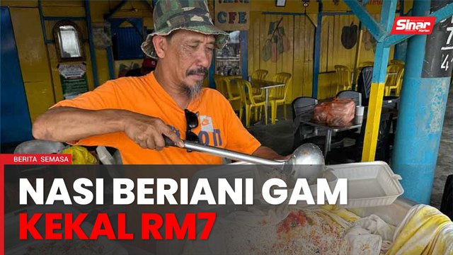 Kekal harga RM7, nasi beriani gam Basir licin dalam tempoh sejam