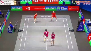 LEE Chun Hei -Reginald NG Tsz Yau vs Yuta WATANABE -Arisa HIGASHINO All England Open 2024 Badmin
