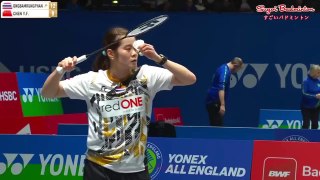 Busanan ONGBAMRUNGPHAN (THA) vs CHEN Yu Fei (CHN) - All England Open 2024 Badminton